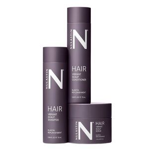 Nulastin Vibrant Scalp Shampoo Conditioner Scalp Scrub Travel Set